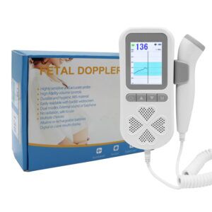 Doppler Fetal Ultrasonido Portatil Detector de Frecuencia Cardiaca Fetal  Menta Gaon JSL-T501